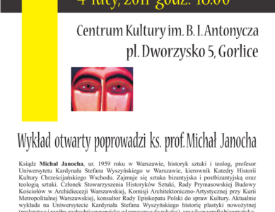 „Między wiarą a sztuką. Spotkanie ze świętą ikoną” — ks. prof. Michał Janocha