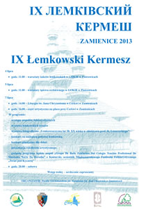 IX Łemkowski Kermesz — Zamienice 2013