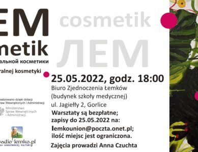 LEMcosmetik 2022 — warsztaty kosmetyki naturalnej